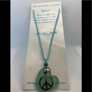 NWT Alvaro Avila Heart Necklace